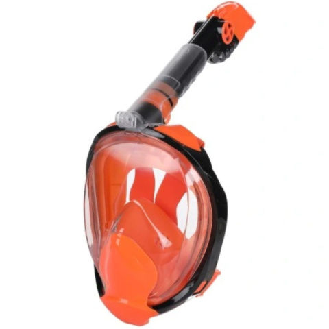 Snorkeling Full Face Mask Professional Orange