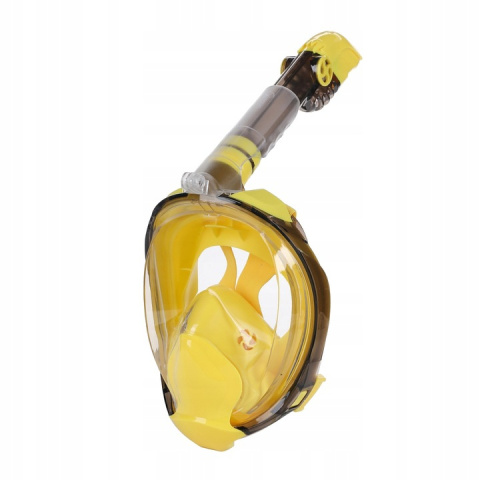 Snorkeling Full Face Mask Professional Yellow