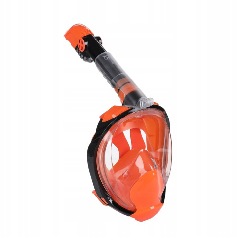 Snorkeling Full Face Mask Professional Orange