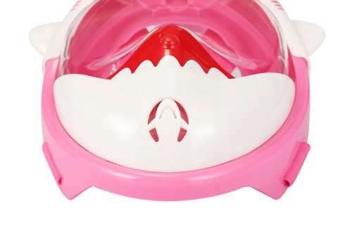 Full Face Mask for Snorkeling Kids Shark Pink XS