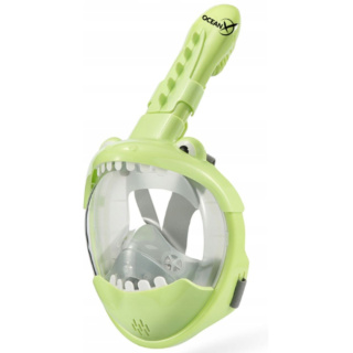 Full Face Mask for Snorkeling Kids Crocodile Green XS