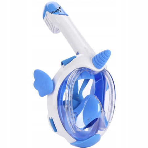 Full Face Mask for Snorkeling for Kids UNICORN Blue XS