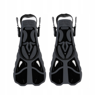 Adjustable Diving Swimming Fins Black