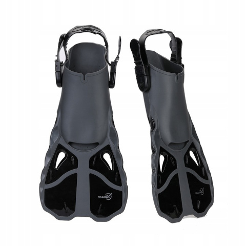 Adjustable Diving Swimming Fins Black