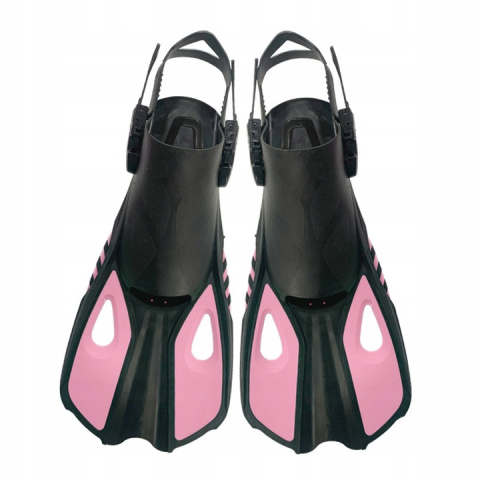 Adjustable Diving Swimming Flippers For Kids Pool Pink